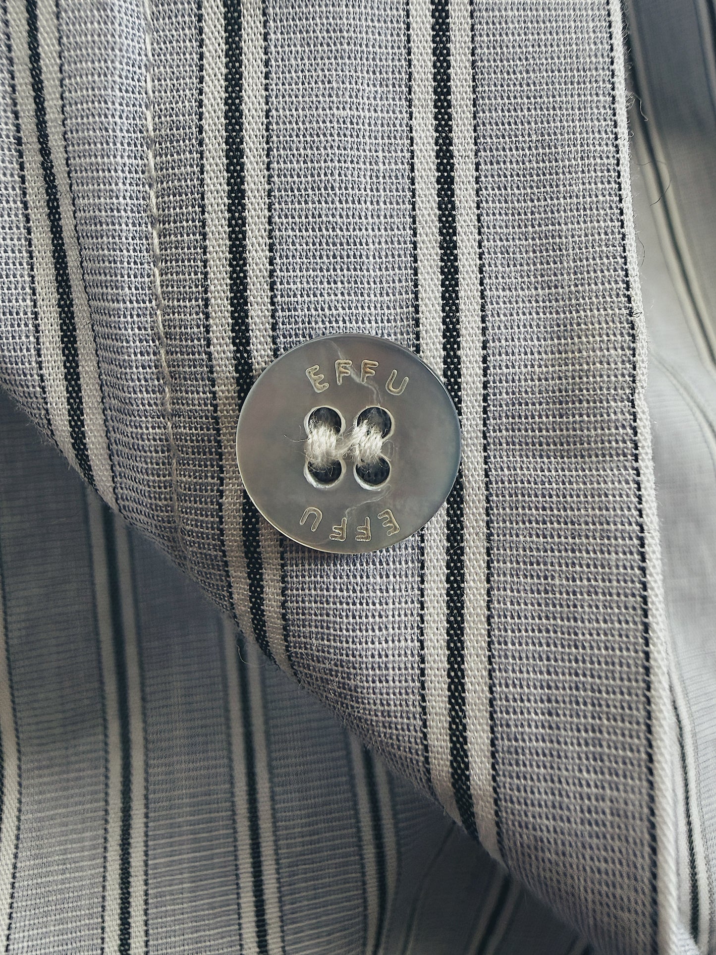 POPLIN SHIRT - GREY/BLACK