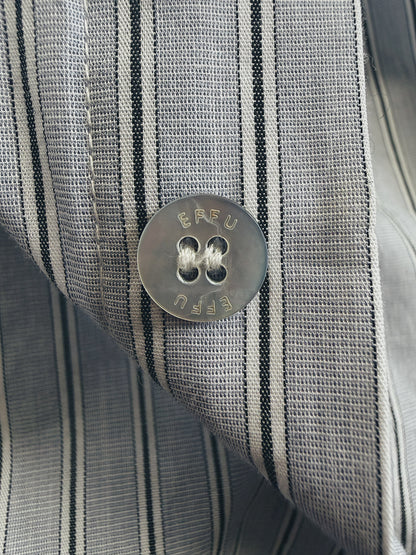 POPLIN SHIRT - GREY/BLACK