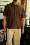 PLISSE SHIRT - POOP