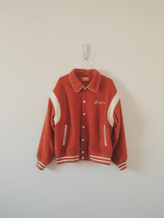 VARISTY JACKET - BURNT ORANGE