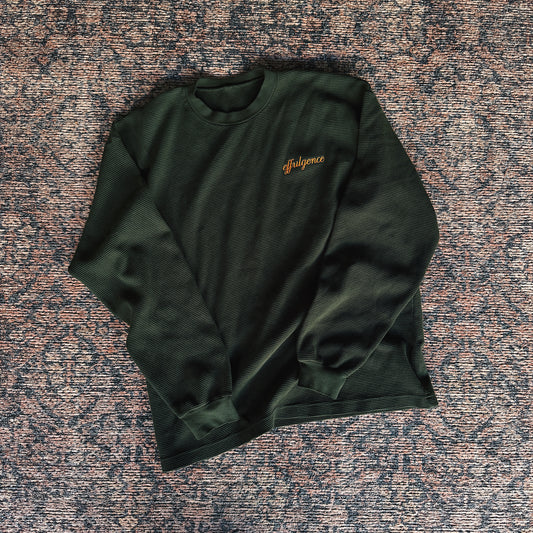 Waffle Thermal Knit - Green