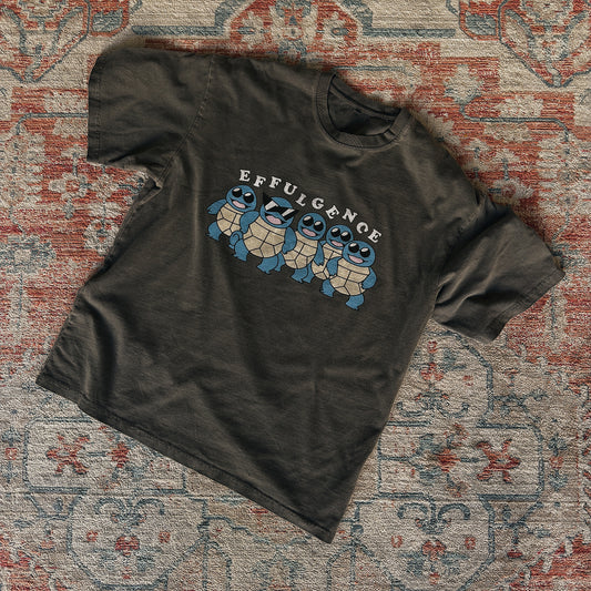 SQUIRTLE SQUAD TEE - GREY