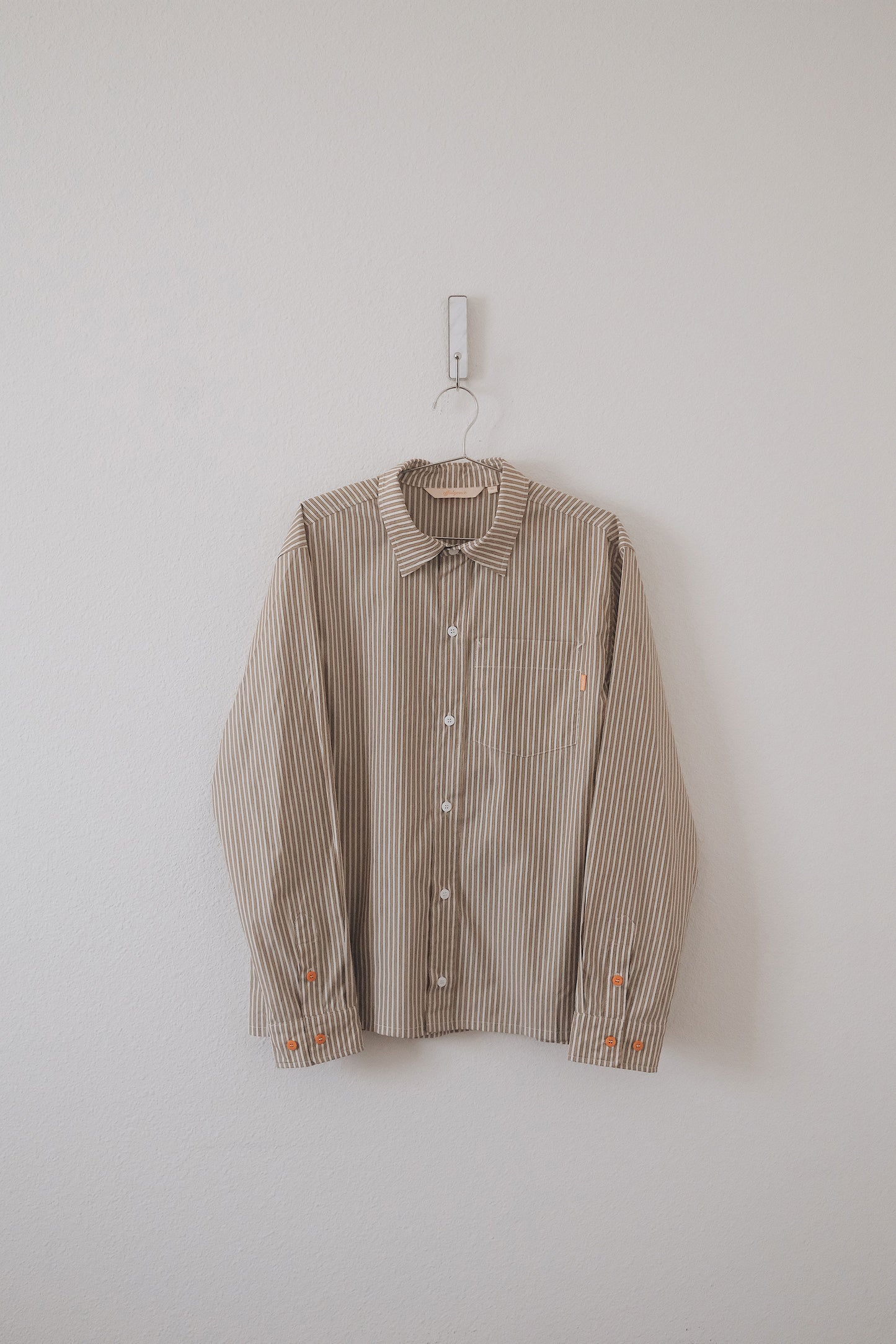 POPLIN SHIRT - CREAM/GOLD