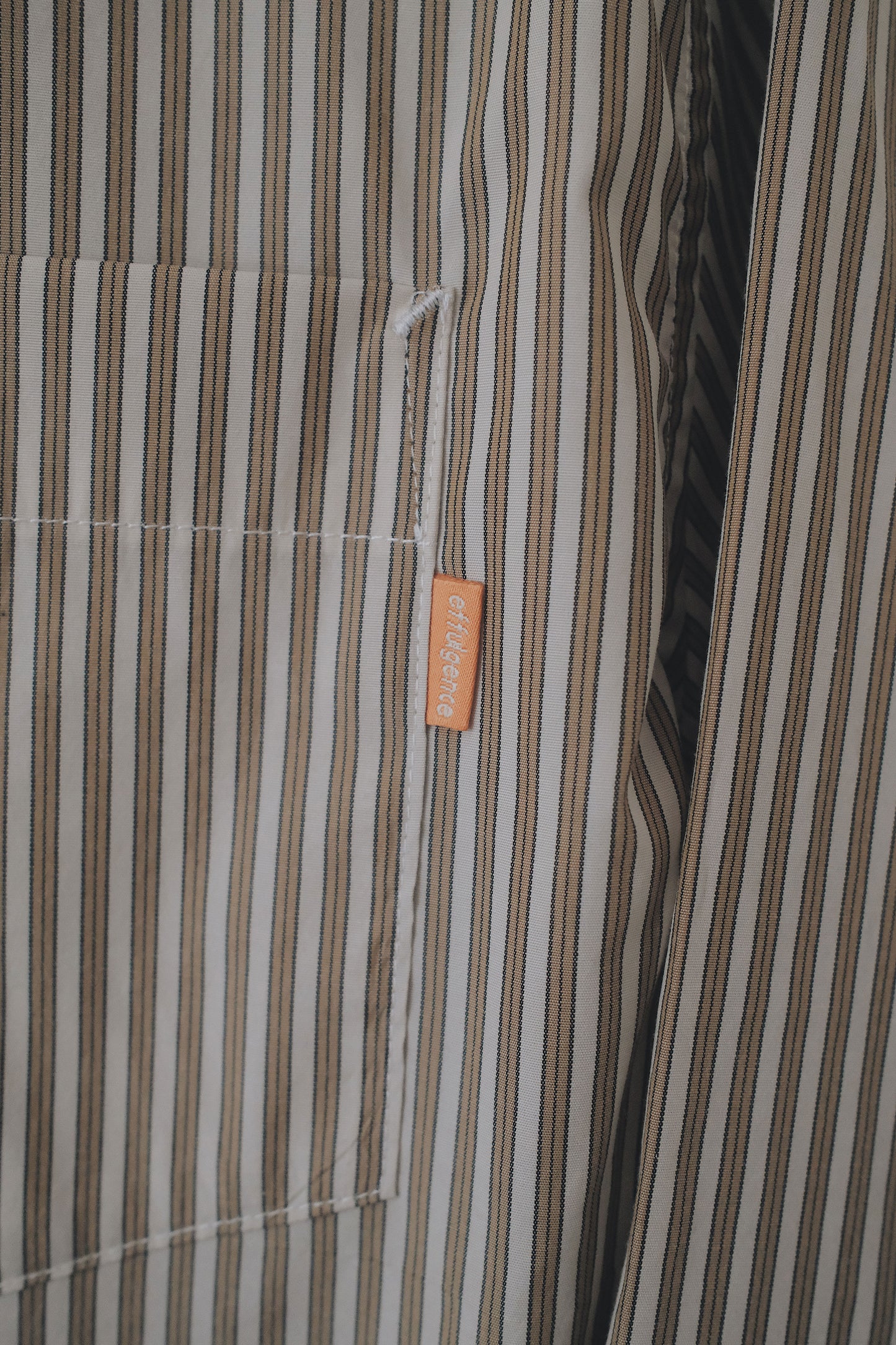 POPLIN SHIRT - CREAM/GOLD