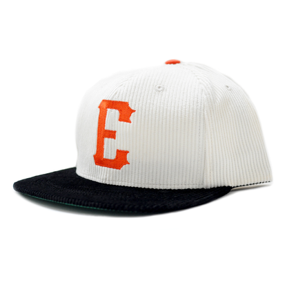 CREAM STRUCTURED 6 PANEL HAT