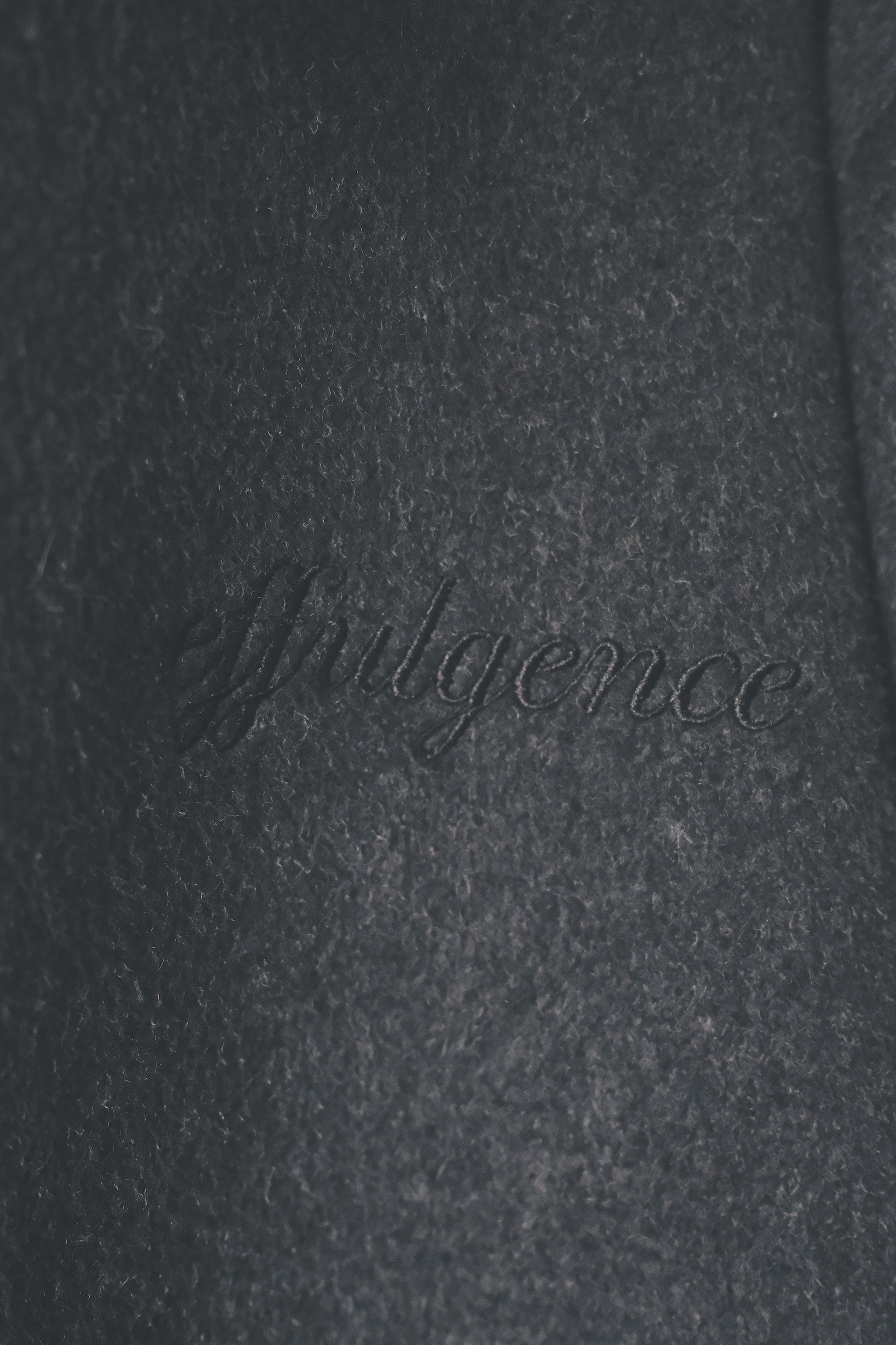 WOOL PANELED JACKET - DARK GREY