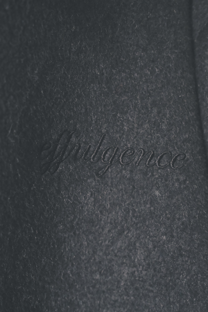 WOOL PANELED JACKET - DARK GREY