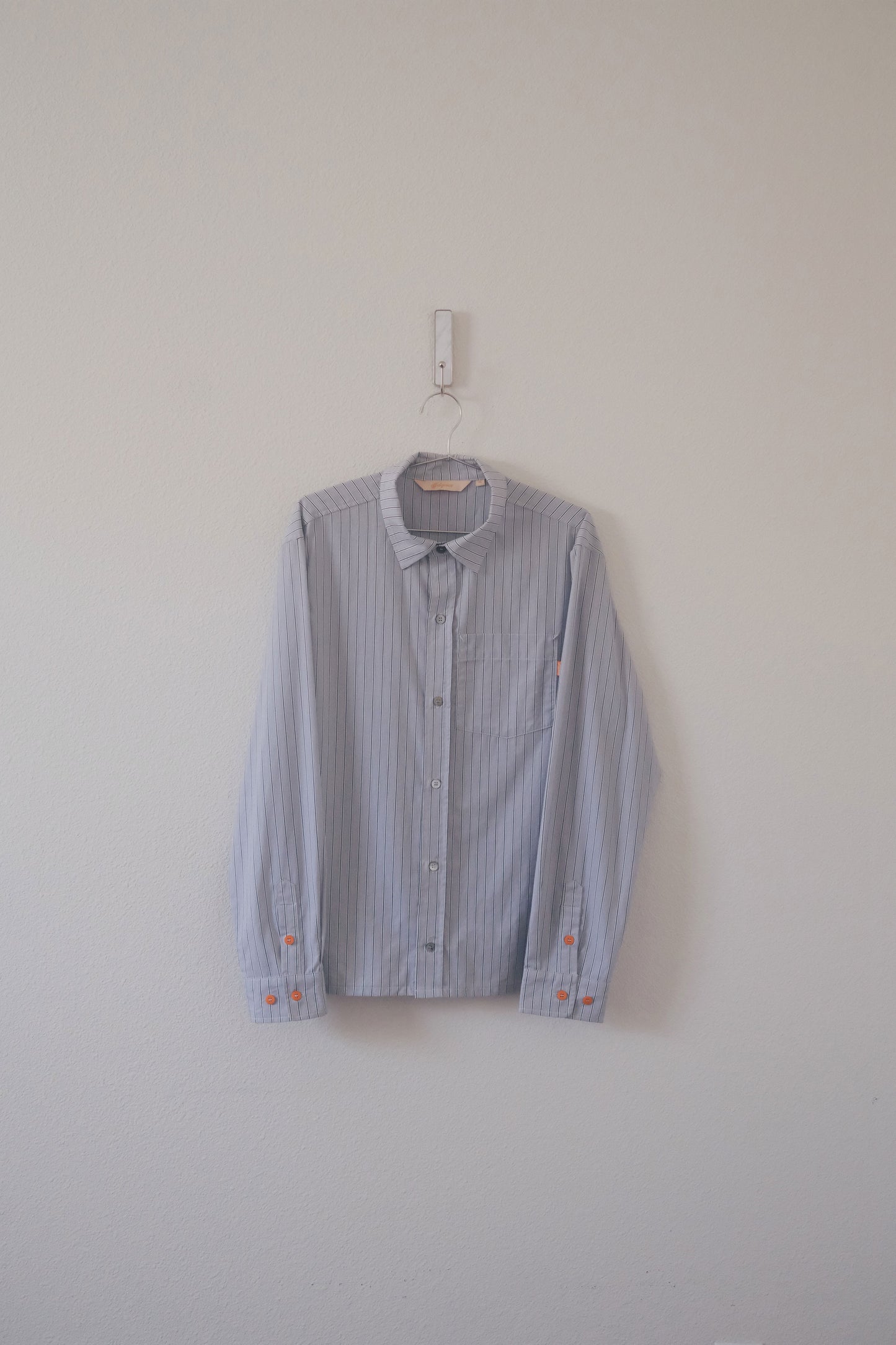 POPLIN SHIRT - GREY/BLACK