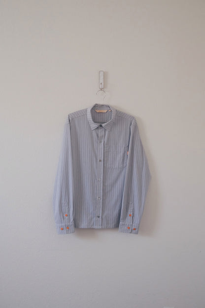 POPLIN SHIRT - GREY/BLACK