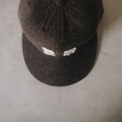JAPAN SPECKELD TWEED WOOL - UNSTRUCTURED 6 PANEL