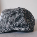 JAPAN WOOL BLK/WHITE - UNSTRUCTURED 6 PANEL