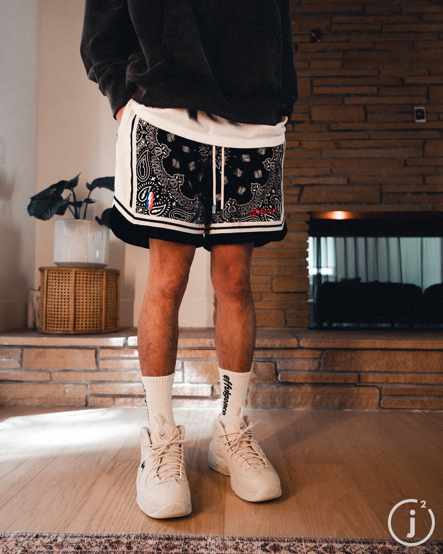 EFFULGENCE X COLLECT+SELECT - PAISLEY CORDUROY SHORTS