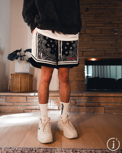 EFFULGENCE X COLLECT+SELECT - PAISLEY CORDUROY SHORTS